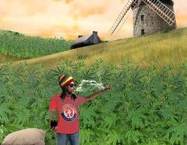 Nro 26 kilpailuun Photoshop a Drawing of a Cannabis Landscape in to Photo Realism Poster käyttäjältä draco01archer