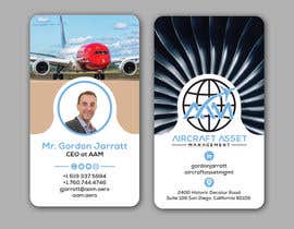 Nro 878 kilpailuun Aircraft Company Business Card Design käyttäjältä SHILPIsign