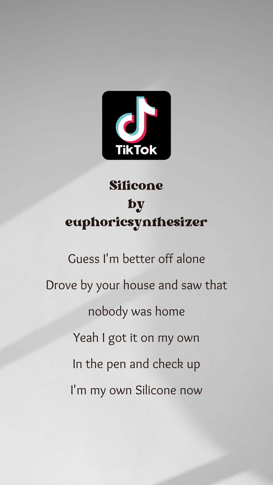 
                                                                                                                        Конкурсная заявка №                                            18
                                         для                                             Create a TikTok for my song
                                        