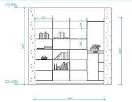 #13 untuk Contemporary Stand Bookshelf with Doors/Cabinet oleh vagsense
