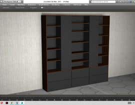 Nro 2 kilpailuun Contemporary Stand Bookshelf with Doors/Cabinet käyttäjältä tamerrkeles