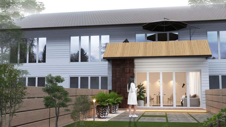 Kilpailutyö #31 kilpailussa                                                 Architect job - Terraced house extension with roof terrace
                                            