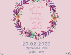 #27 Invitation card for birthday party. részére tamim208 által