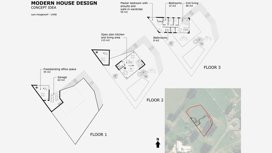 Penyertaan Peraduan #27 untuk                                                 Modern house design - concept ideas
                                            