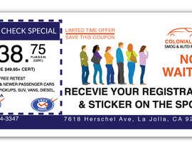 #12 for Coupon design for a service(Smog check) Design in Adobe illustrator or photoshop(Attached sample) by MUEID11