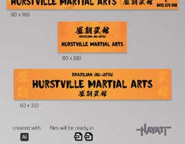 #34 for Design street signage for a martial arts gym by hayatikarakaya