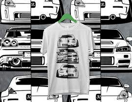 JAHANARAAKTER10 tarafından Nissan Sports Car T-Shirt Design: Nissan Skyline GTR &amp; Nissan 350Z için no 209