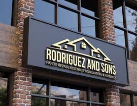nº 594 pour Rodriguez and Sons Logo par mdidrisa54 
