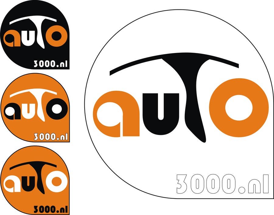 Bài tham dự cuộc thi #26 cho                                                 Design a logo for auto3000.nl, a website selling used cars up to 3000 euro
                                            