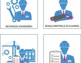 #48 Graphic Design - Set of logos for engineering disciplines részére furkanstar által