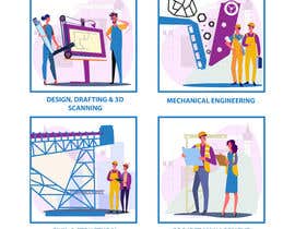 #50 Graphic Design - Set of logos for engineering disciplines részére youcefbassoud által