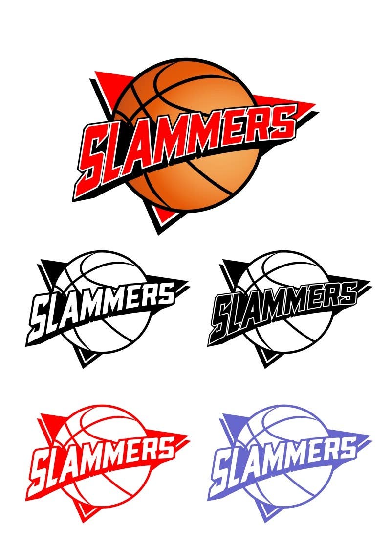 Penyertaan Peraduan #87 untuk                                                 Design a Logo for Slammers Basketball Team
                                            
