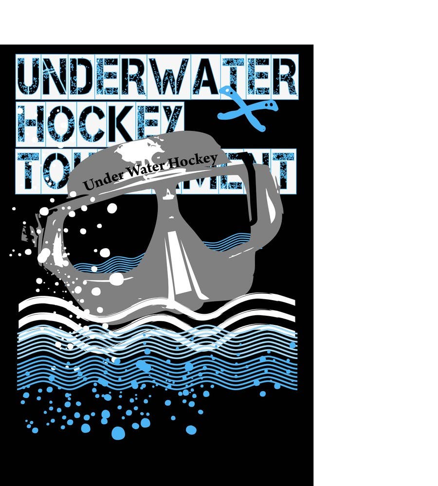 Kilpailutyö #46 kilpailussa                                                 Do a t-shirt for Underwater Hockey
                                            