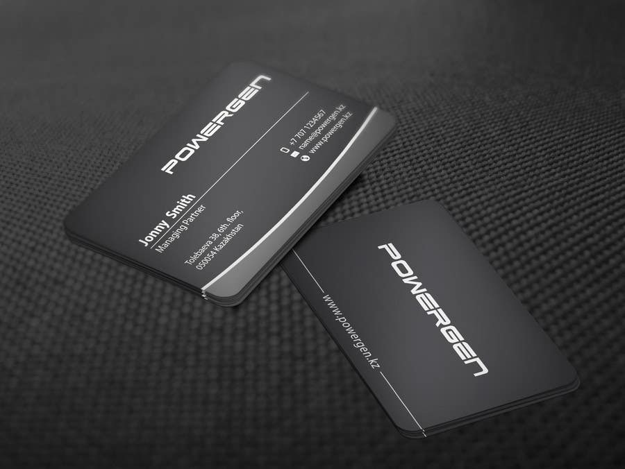 Proposition n°22 du concours                                                 Design Business Card and some Stationery for PowerGen
                                            
