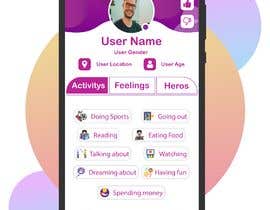 #49 для Design a 1 mobile profile  page for social personal feedback app от provat53