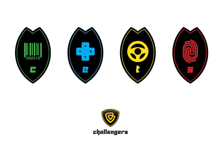 Penyertaan Peraduan #354 untuk                                                 Design Logos for the Four Verticals of Challengers Event
                                            