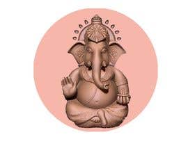#43 for Serene &amp; Beautiful Lord Ganesha .STL to print onto a wax seal for a 3D effect by abhipsapattjosh1
