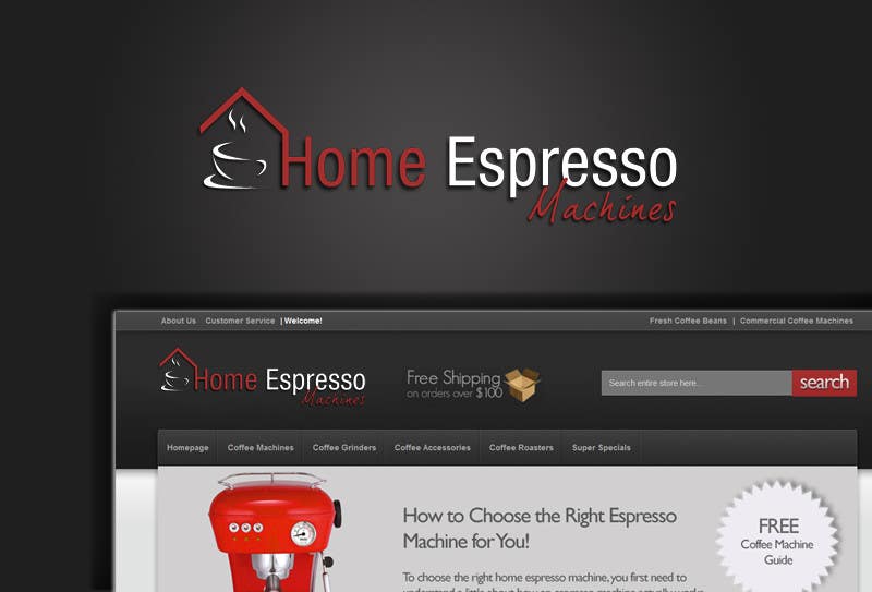 Konkurrenceindlæg #87 for                                                 Design a Logo for home espresso machines
                                            