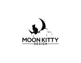 lipib940 tarafından Logo for website &quot;Moon Kitty Design&quot; için no 187