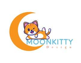 headmd77 tarafından Logo for website &quot;Moon Kitty Design&quot; için no 124