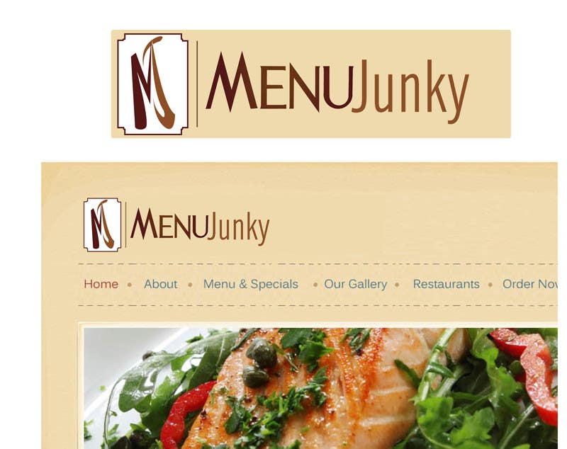 Participación en el concurso Nro.62 para                                                 Design a Logo for MenuJunky
                                            