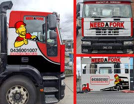 #76 for Signwriting layout for truck af RayanMjee