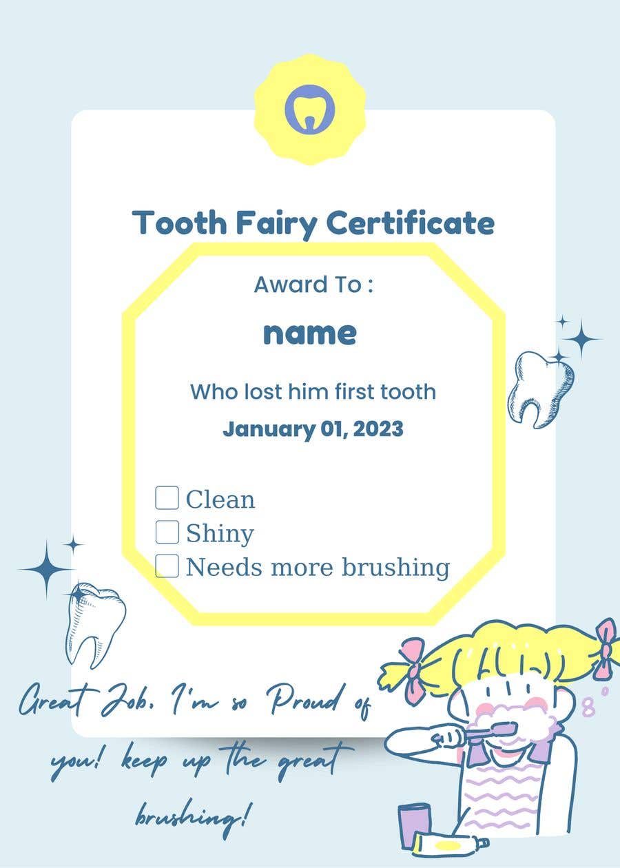 
                                                                                                                        Konkurrenceindlæg #                                            25
                                         for                                             Tooth Fairy Certificates
                                        
