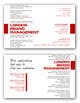 Miniatura de participación en el concurso Nro.45 para                                                     Business Card Design for London Brand Management
                                                