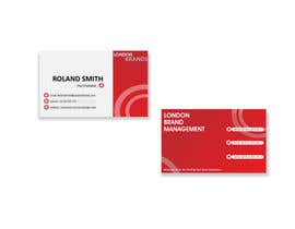 #20 dla Business Card Design for London Brand Management przez danumdata