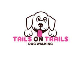 Nro 210 kilpailuun &quot;Tails on Trails&quot; Dog walking Business Logo käyttäjältä creativeasadul
