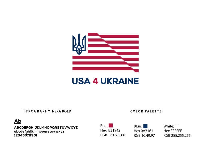 
                                                                                                                        Konkurrenceindlæg #                                            214
                                         for                                             Create a logo for USA 4 UKRAINE non-profit organization
                                        