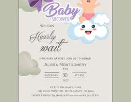 nº 19 pour Baby Shower Invitation Card par refatbellal2014 