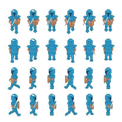 Proposta in Concorso #35 per                                                 Character Design and Animation Sprite Sheet Pixel Off!
                                            