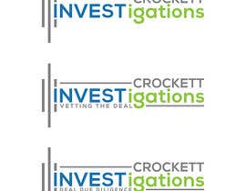 #1573 para Logo for Crockett Investigations de SYEEDUDDIN