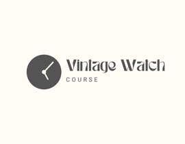 #17 dla Logo for course on vintage watches przez OudayGuedri