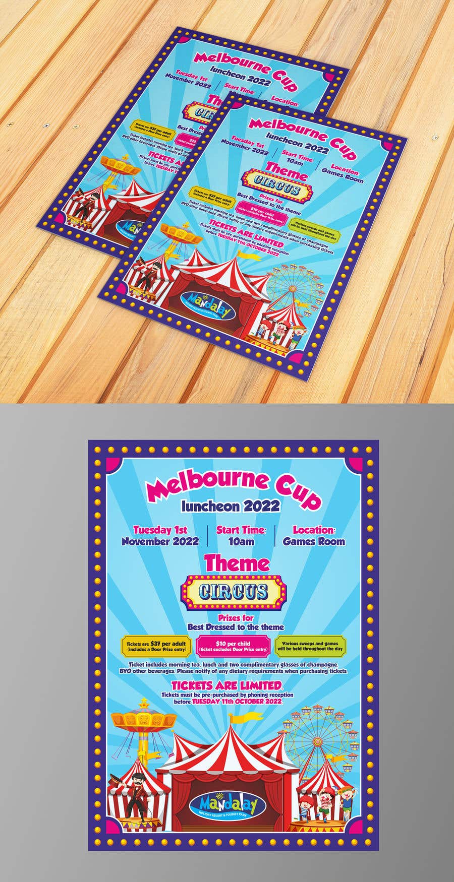 Contest Entry #81 for                                                 Melbourne Cup Luncheon Flyer 2022
                                            