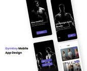Website Design Kilpailutyö #18 kilpailuun GymKey Mobile app design