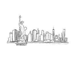 Nro 100 kilpailuun Line art work for City Skyline käyttäjältä berragzakariae