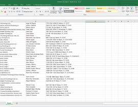 Nro 47 kilpailuun List organized into Excel sheet - 24/06/2022 07:38 EDT käyttäjältä asifikbal01624