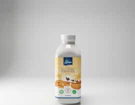 #162 para bottle label design for a cultured milk based product por OneRiduan