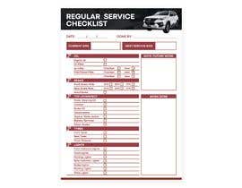 #17 for Car service Record sheet Design by gfxvault