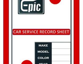 #4 for Car service Record sheet Design by Aakhri83