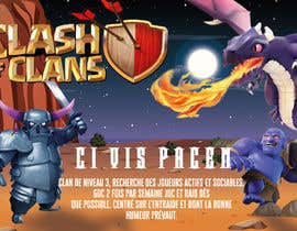 sadiquehossain21 tarafından bannière de présentation de clan pour le jeu mobile clash of clans için no 28