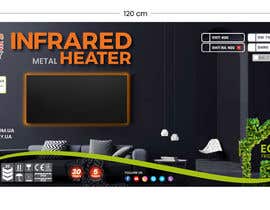 #85 untuk Packaging design for infrared heaters (domestic appliance) oleh aatir2