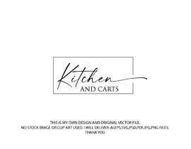nº 158 pour Kitchen and Carts logo par mstalza323 