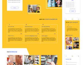 #32 untuk Build A Website Mockup For An Electrical Company Using Figma or AdobeXD oleh jaberal