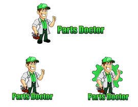 #95 для Logo Wanted Automotive Car Parts Sector Cartoon Icon Style Logo White &amp; Green Theme от GraphicExperter