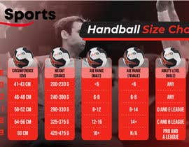 Nro 12 kilpailuun Infographic/Image Design - Handball Size Chart käyttäjältä Ian2201