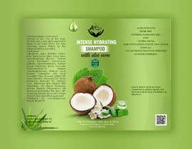 #64 for 6x4.5 Product design shampoo label by naufeltahmidtanu