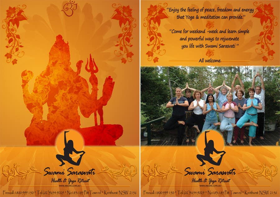 Contest Entry #24 for                                                 Graphic Design for Swami Sarasvati's Yoga & Health Retreat (Pty Ltd)
                                            